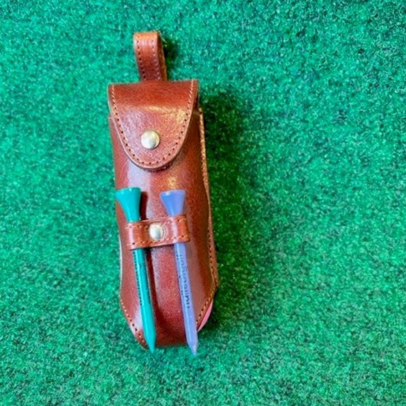 Leather Golf Ball Holder