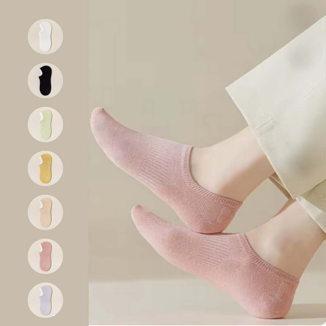 No-Show Athletic Compression Socks