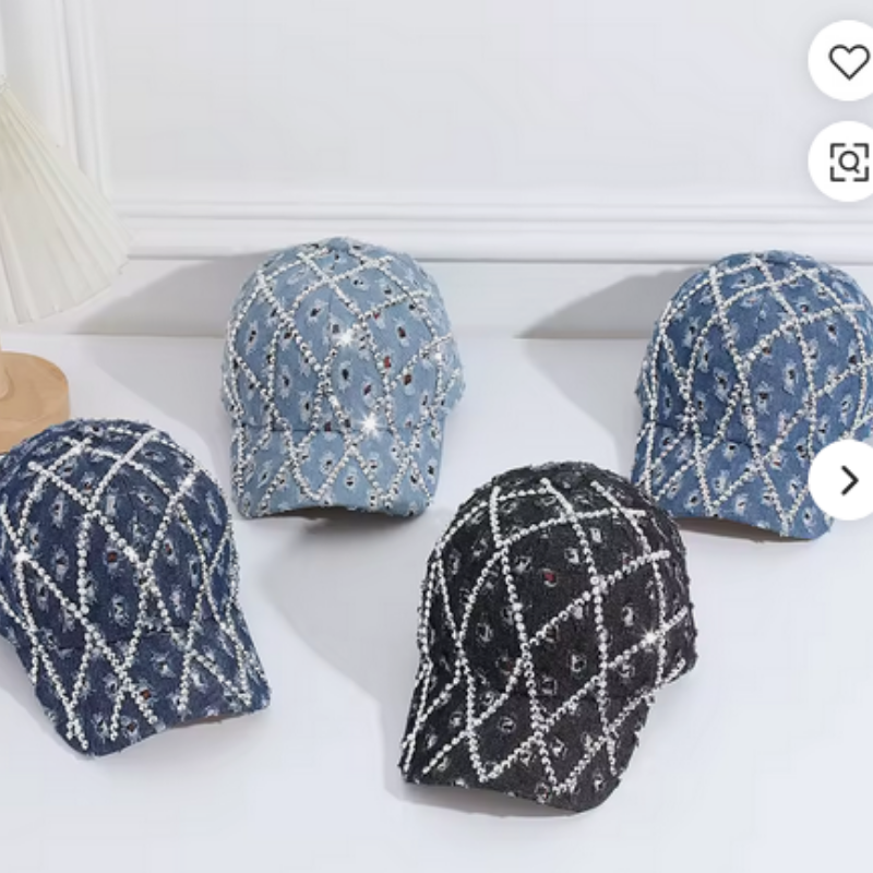 Glitter Golf Caps